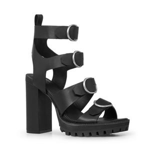 Allsaints Osuna Multi Strap
High‎ Heel Sandals NWT